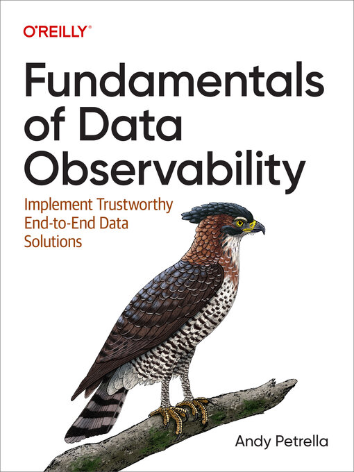 Title details for Fundamentals of Data Observability by Andy Petrella - Available